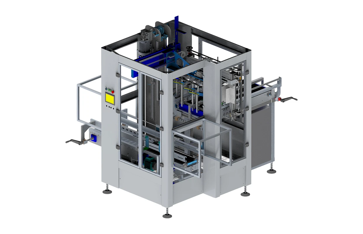 Insertadora de rejillas: una de las máquinas de Mecanizaciones Alavesas e Irundin, fabricantes de maquinaria de embotellado y líneas completas