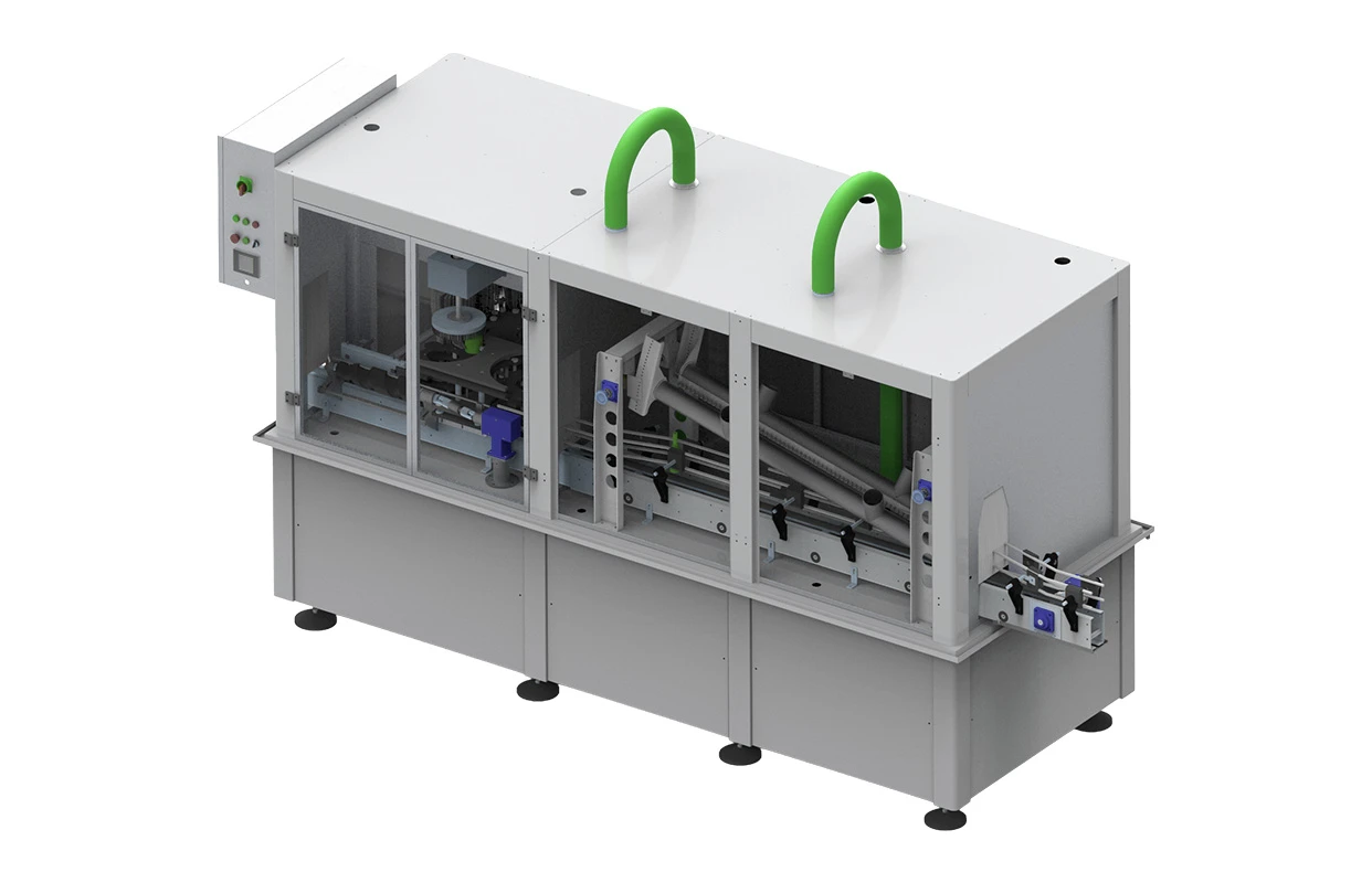Lavadora-Secadora de exteriores: una de las máquinas de Mecanizaciones Alavesas e Irundin, fabricantes de maquinaria de embotellado y líneas completas