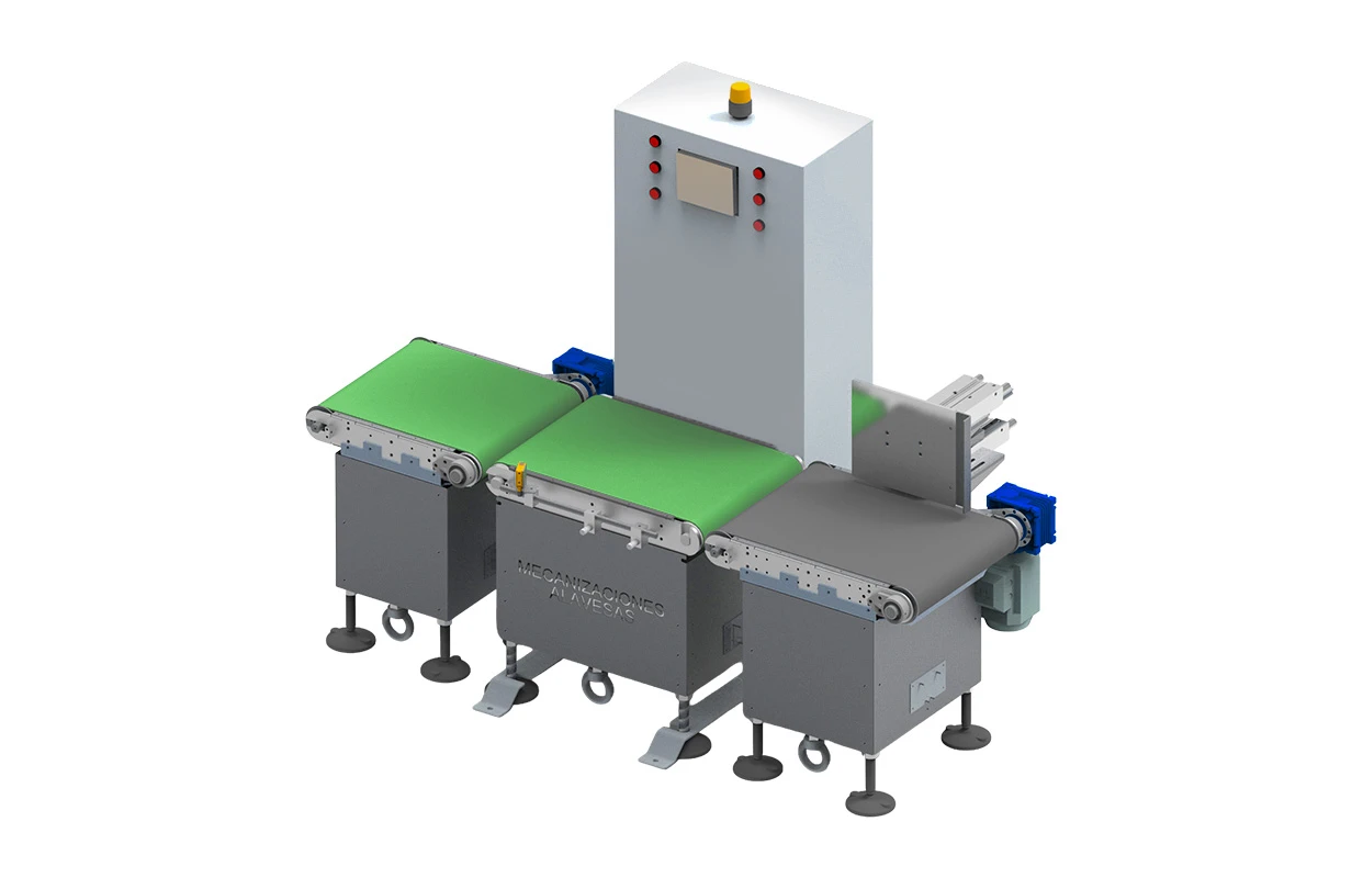 Pesadora de cajas: una de las máquinas de Mecanizaciones Alavesas e Irundin, fabricantes de maquinaria de embotellado y líneas completas